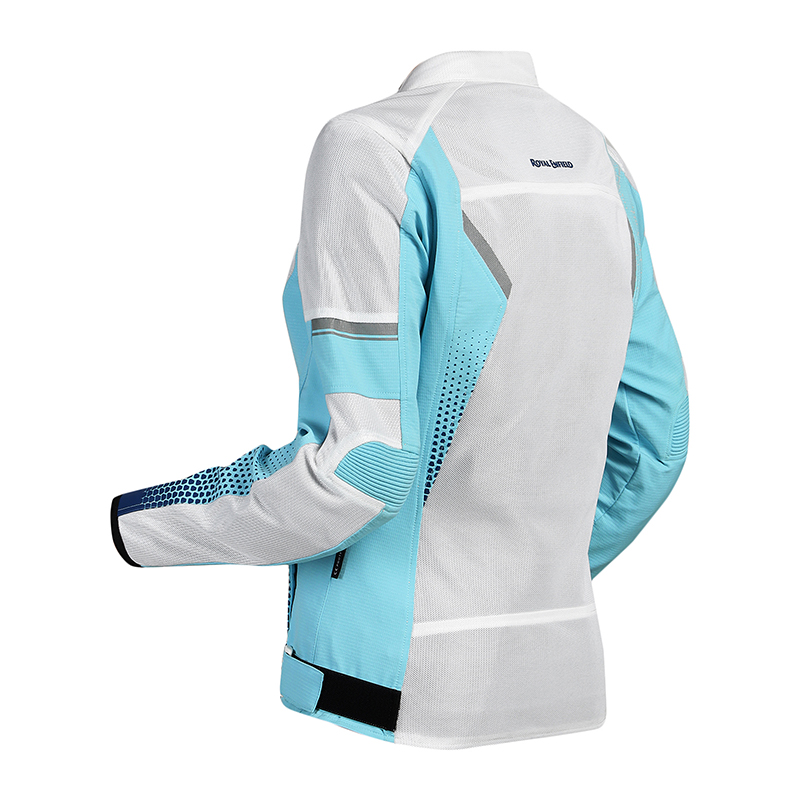 여성 스카이 블루 투어러 라이딩 재킷-1